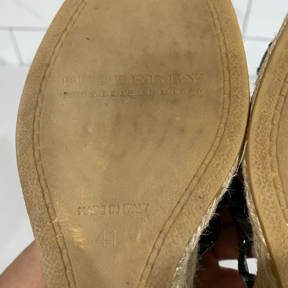Burberry wedge espadrilles - Picture 5 of 6